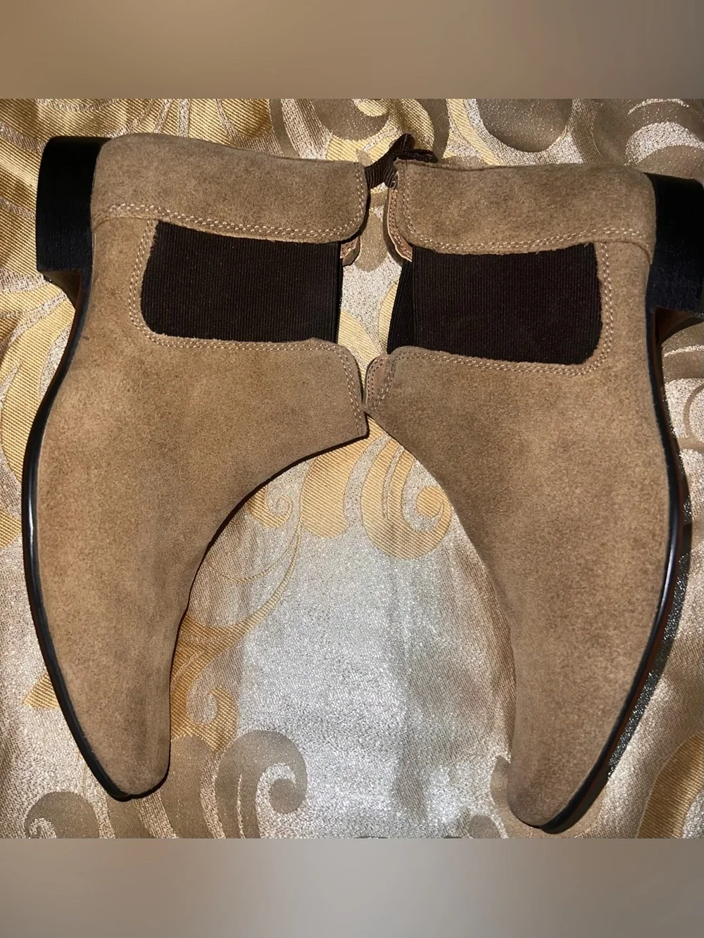 ASOS DESIGN Men’s Suade Chelsea Boots Brown-Like New Worn Once